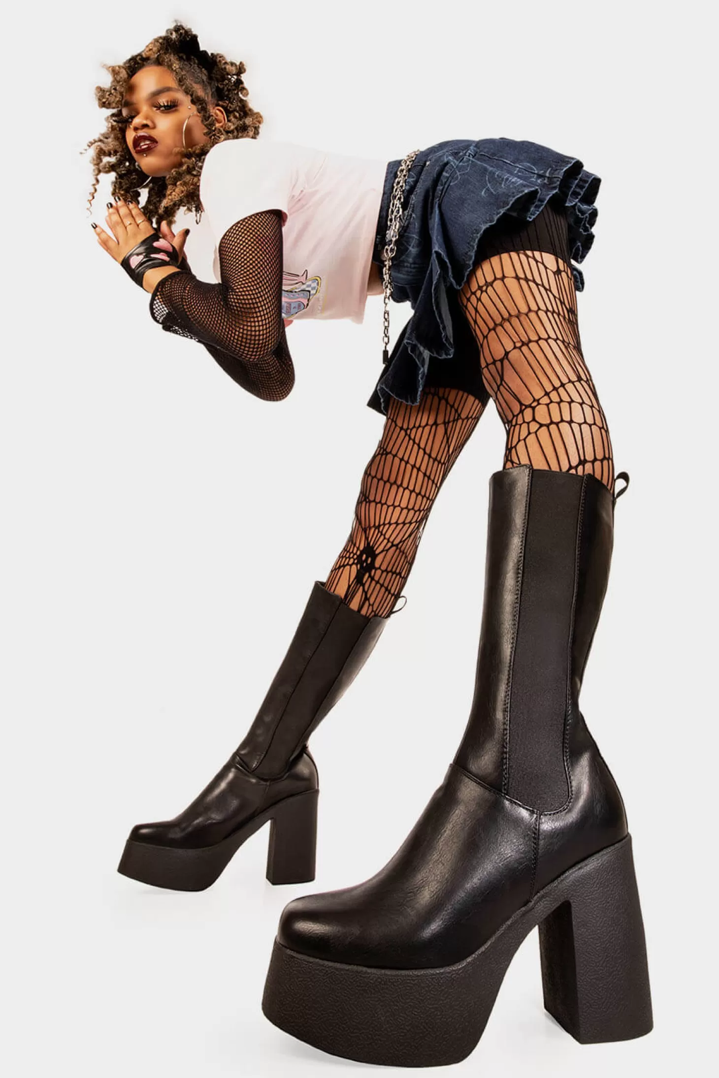 lamodawebsite Veau*Takeover Platform Calf Boots