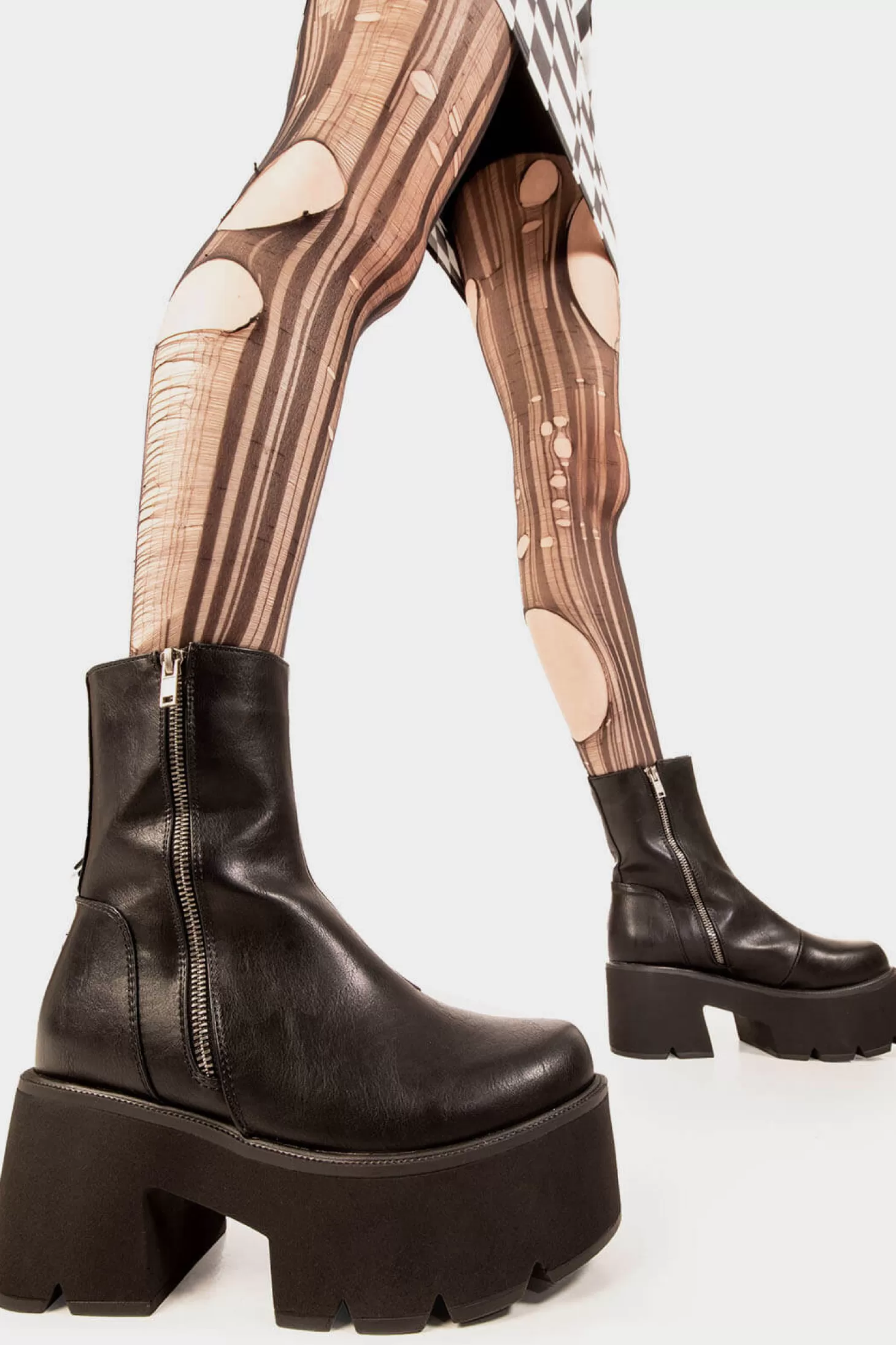 lamodawebsite Epais*Tell Me Lies Chunky Platform Boots