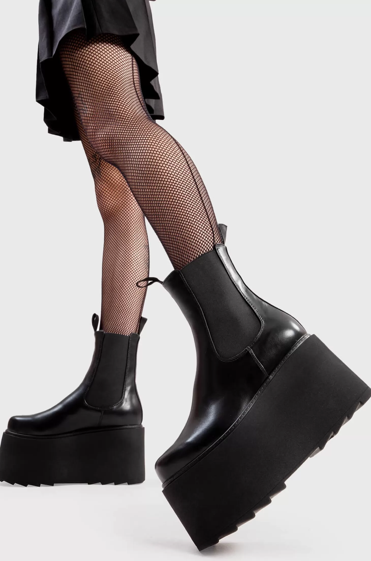 LAMODA Epais*Time Waster Chunky Platform Ankle Boots