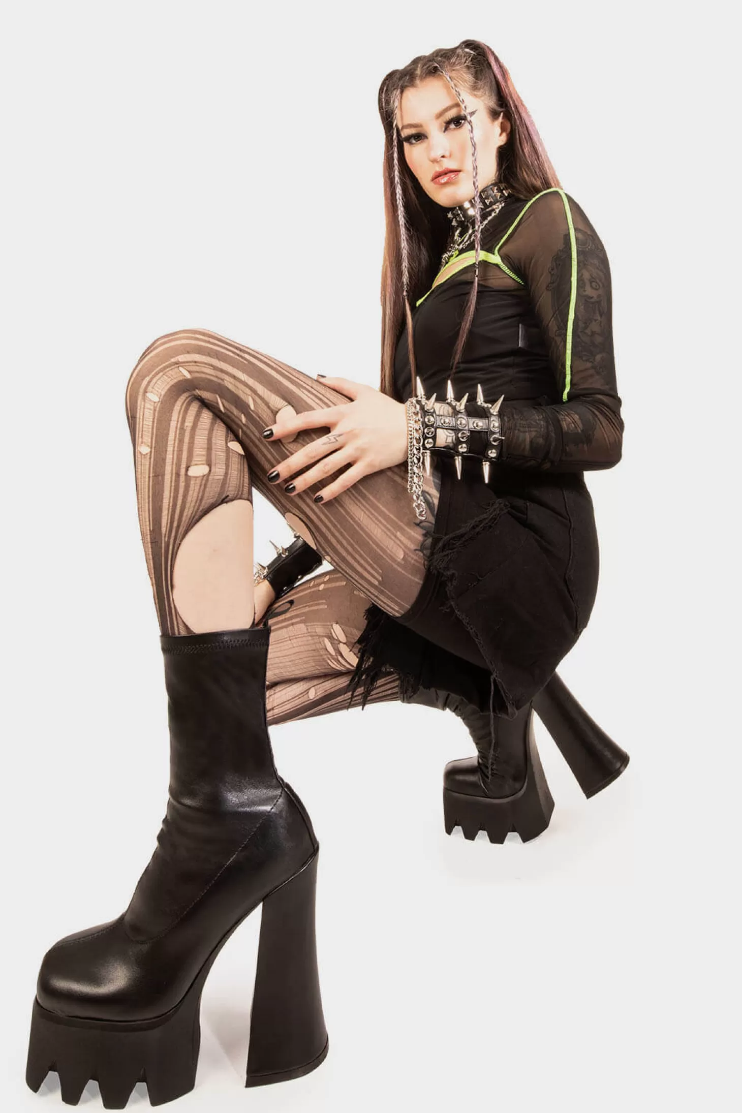 lamodawebsite Cheville*Troublemaker Platform Ankle Boots