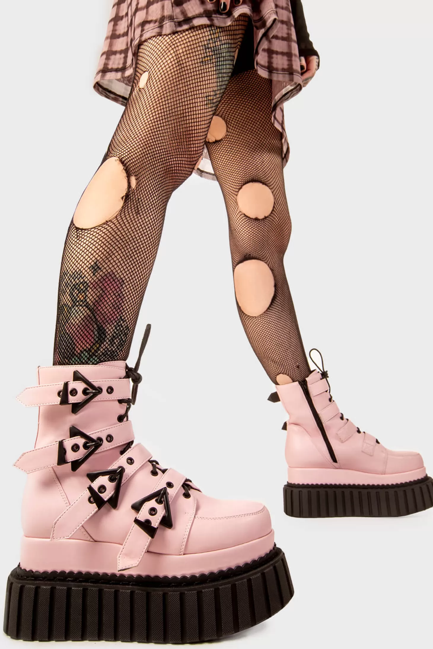 lamodawebsite Cheville*Unstable Chunky Ankle Creeper Boots