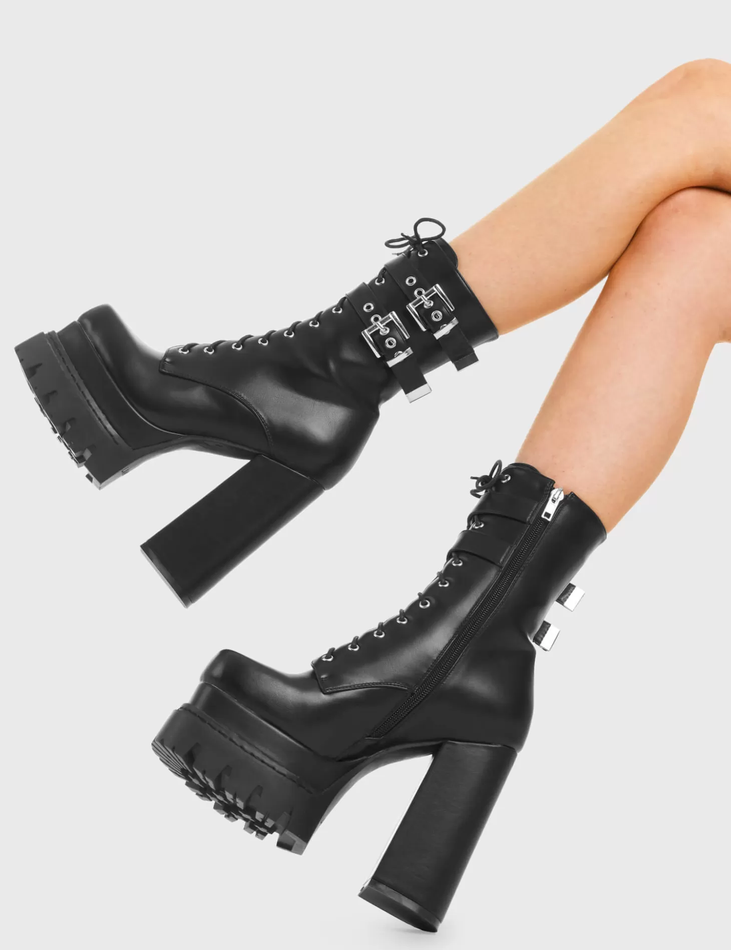 lamodawebsite Cheville*Wannabe Platform Ankle Boots