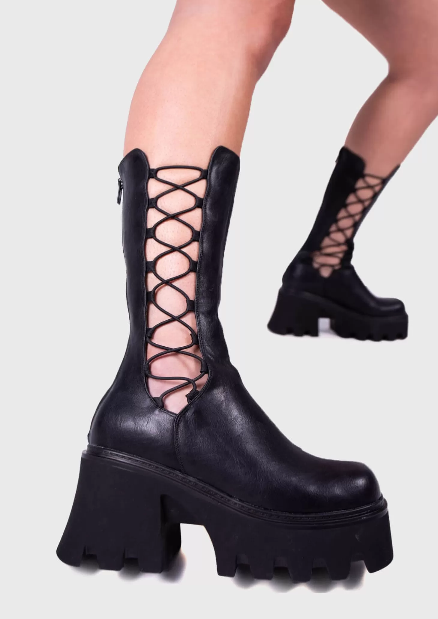 LAMODA Veau*Your Soul Chunky Platform Calf Boots